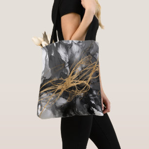 Tote Bag Golden Vortex I