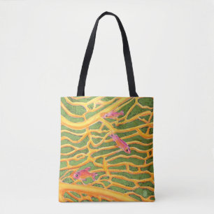 Tote Bag Goldies de mer sur toute impression verte