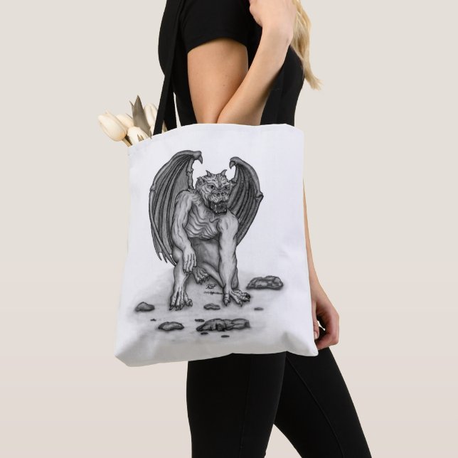Tote Bag Golem Gargoyle (De près)
