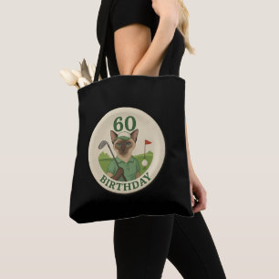 Tote Bag Golf 60e anniversaire pour Golfer pour Amoureux de