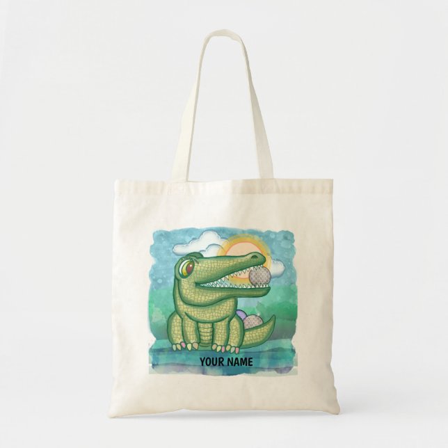 Tote Bag Golf Alligator (Devant)