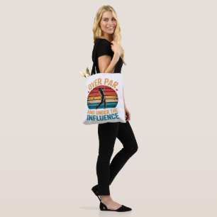 Tote Bag Golf drôle buvant