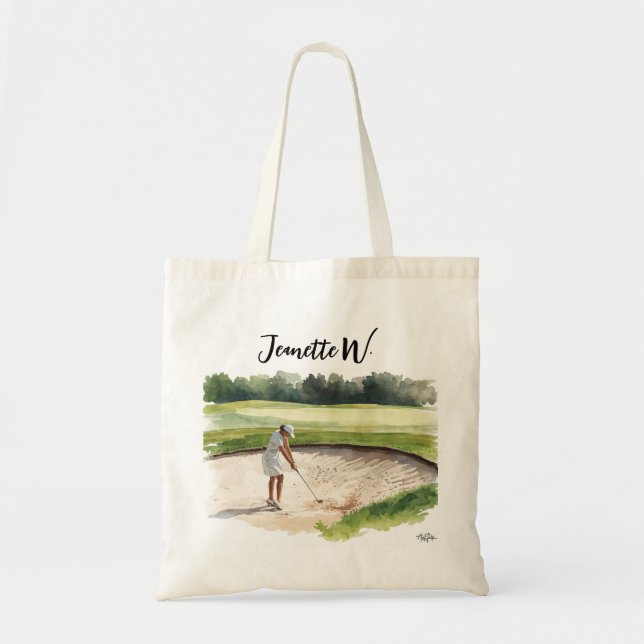 Tote Bag Golf Golfeuse  (Devant)