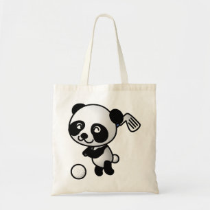 Tote Bag Golf Jouer Panda