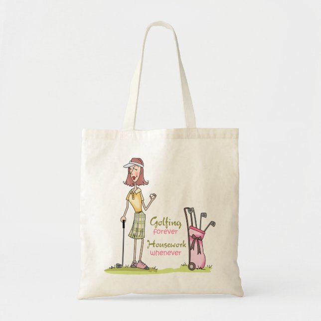Tote Bag Golf pour toujours (Devant)