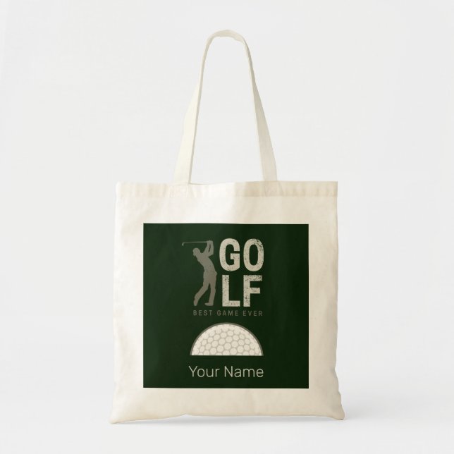 Tote Bag Golf Sport Meilleur Jeu Ever pour les golfeurs et  (Devant)