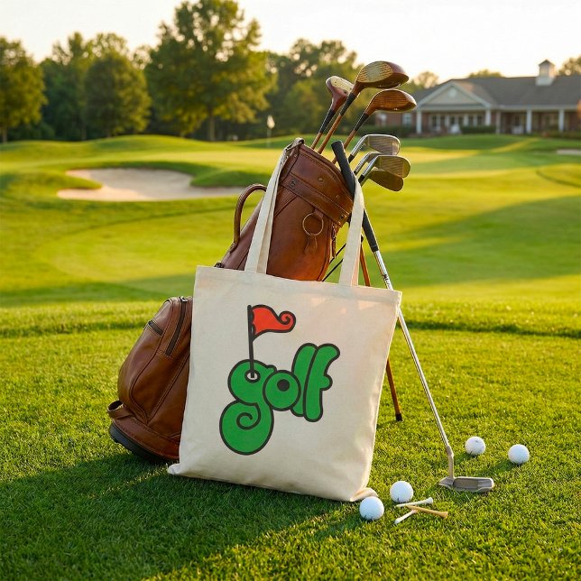 Tote Bag Golf Wang Vert Vibrant et Rouge (Créateur téléchargé)