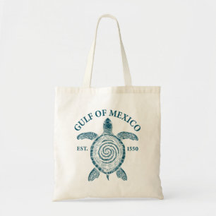 Tote Bag Golfe du Mexique Tortue est 1550 El Golfo De Méxic