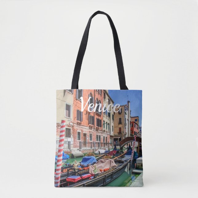 Tote Bag Gondole traditionnelle à Venise (Devant)