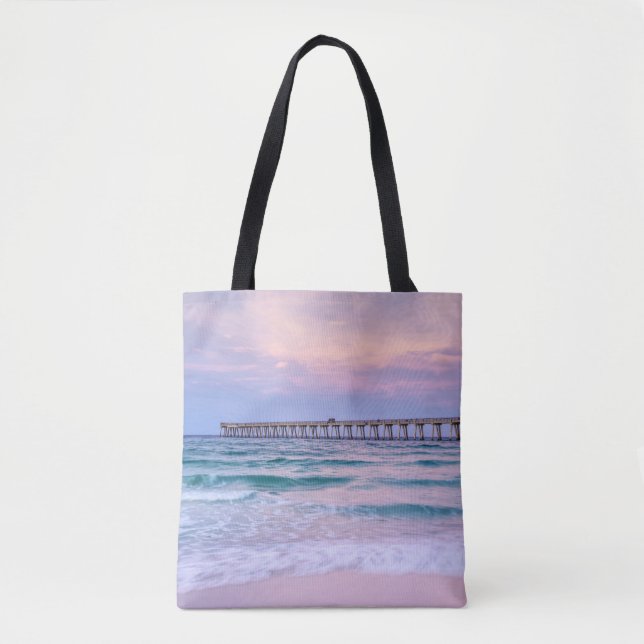 Tote Bag Good Morning Navarre Beach Pier (Devant)