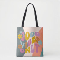 Good Vibes seulement Citation Retro 60s Hippie Des
