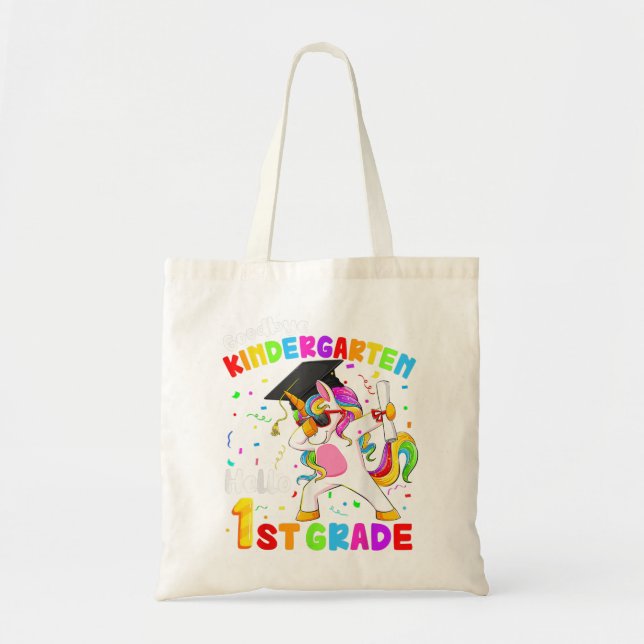Tote Bag Goodbye Kindergarten Hello 1st Grade Graduation Un (Devant)