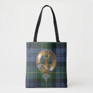Tote Bag Gordon Tartan & Badge