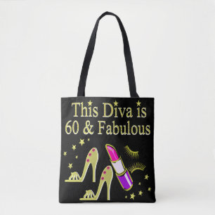 TOTE BAG GORGEOUS GOLD 60E ANNIVERSAIRE HIGH HEEL DESIGN