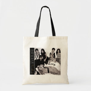 Tote Bag Gossip Girl Black and White Group Graphisme