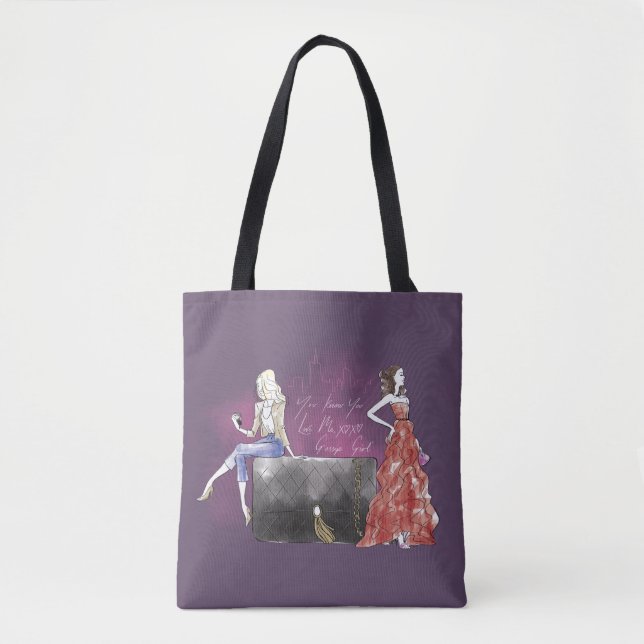 Tote Bag Gossip Girl - Vous Savez Que Vous M'Aimez (Devant)