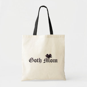 Tote Bag Goth Maman avec Raven
