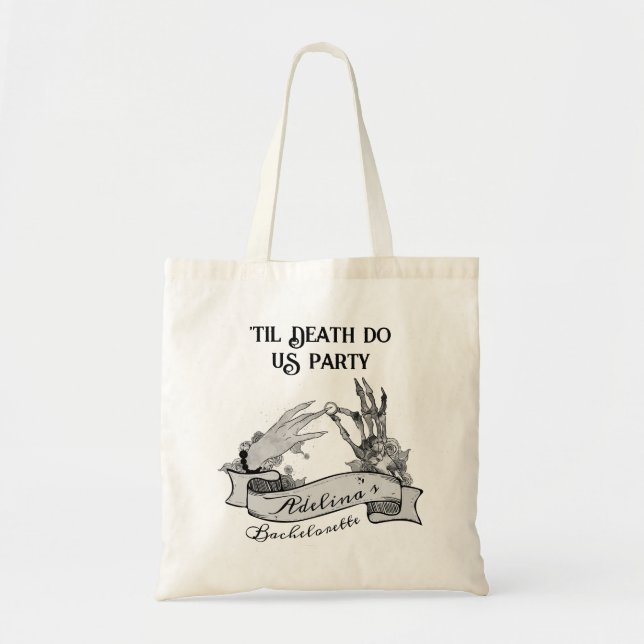 Tote Bag Gothic Bride ou mourir avant la mort Enterrement d (Devant)