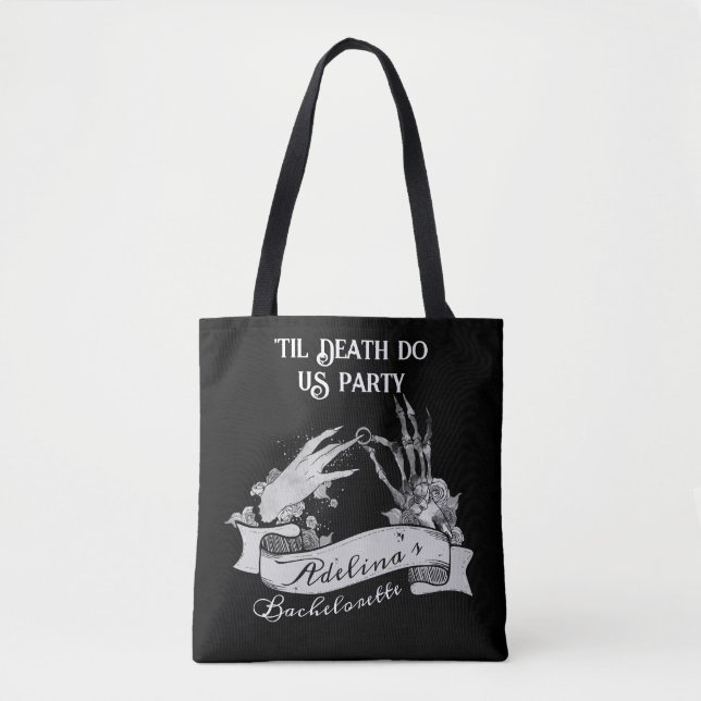 Tote Bag Gothic Bride ou mourir jusqu'à la mort Week-end d' (Devant)