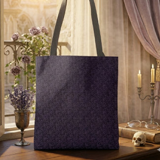 Tote Bag Gothic Raven Dark Botanical Victorian Aesthetic