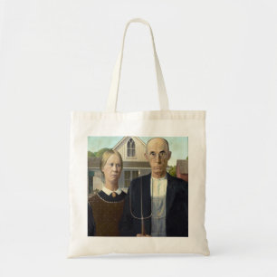 Tote Bag Gothique américain par le bois de Grant DeVolson