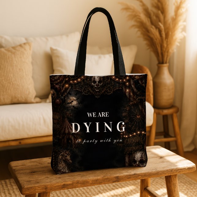 Tote Bag Gothique Épouvantable Halloween (Créateur téléchargé)