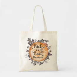 Tote Bag Gothique Haunted House Trick ou Treat Halloween
