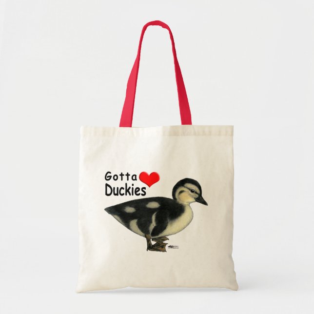 Tote Bag Gotta Love Duckies (Devant)