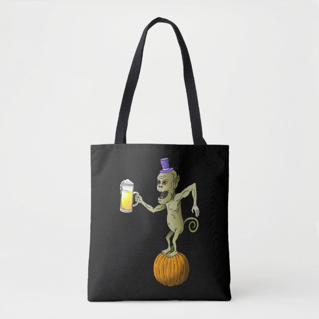 Tote Bag Gouls Halloween Trick ou traitement (Devant)