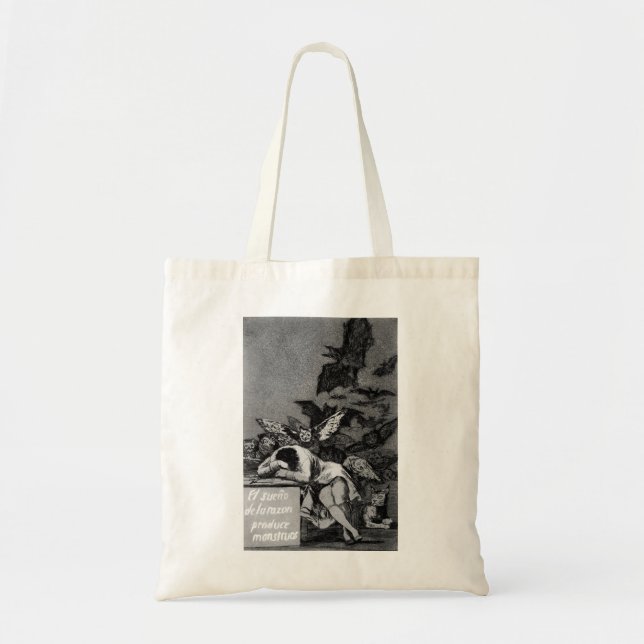 Tote Bag Goya le sommeil de la raison produit des monstres (Devant)