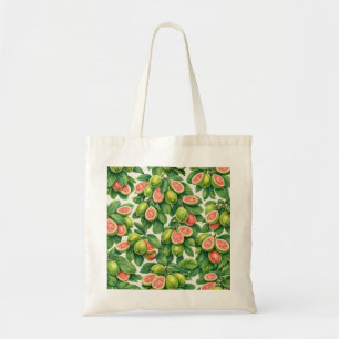 Tote Bag Goyave rose motif botanique tropical