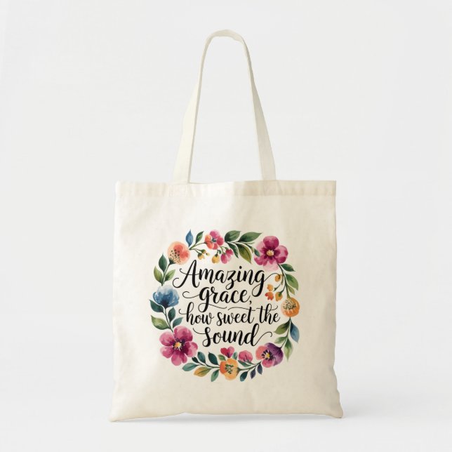 Tote Bag Grace Extraordinaire florale (Devant)