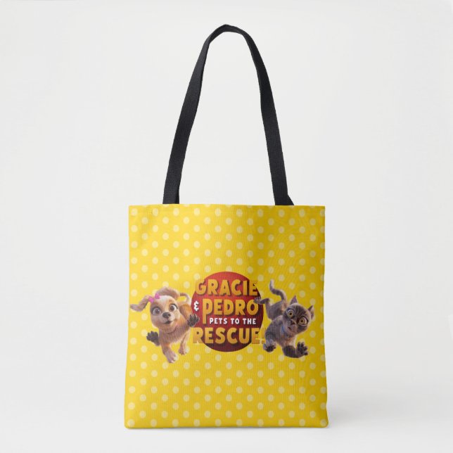 Tote Bag Gracie & Pedro Adventure Attend (Devant)