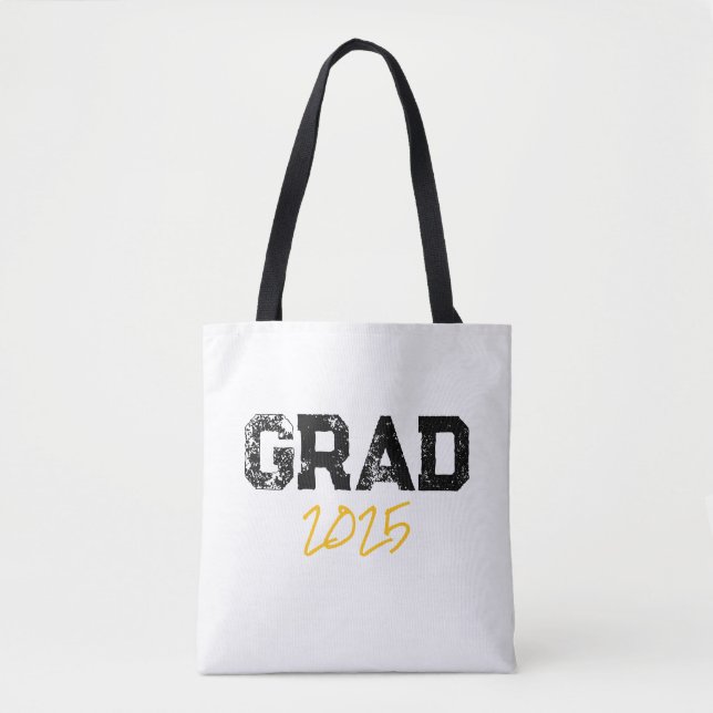 Tote Bag GRAD 2025 Couleurs de l'école Senior Fun (Devant)
