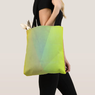 Tote Bag Gradation géométrique jaune moderne
