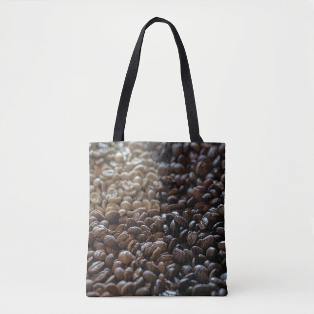 Tote Bag Gradient de l'arôme : spectre des haricots de café (Devant)