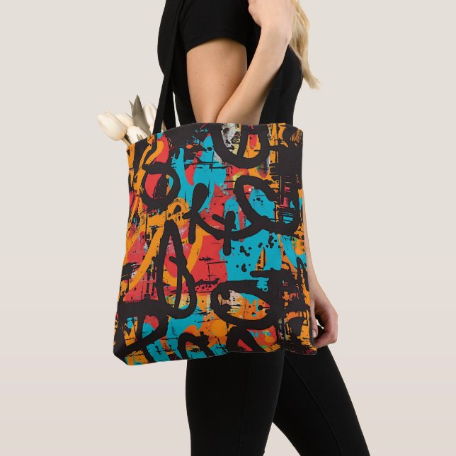 Tote Bag Graffiti Art (De près)