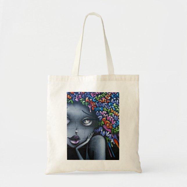 Tote Bag Graffiti aux fées (Devant)