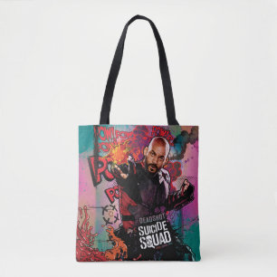 Tote Bag Graffiti de caractère du peloton   Deadshot de