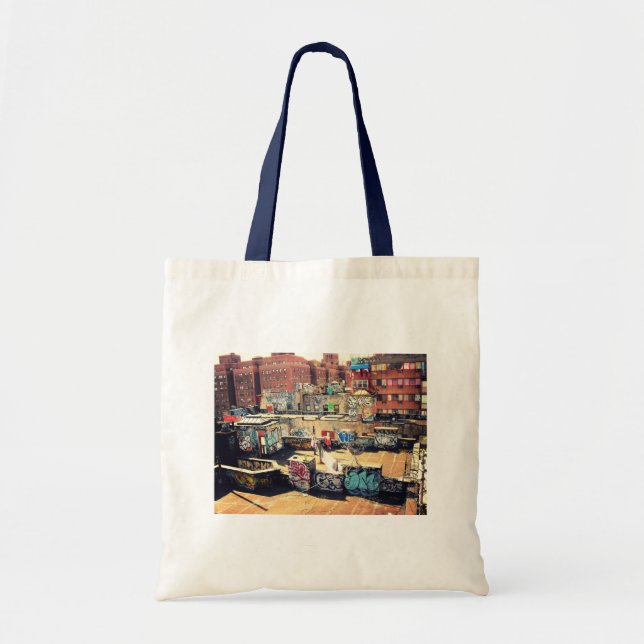 Tote Bag Graffiti de dessus de toit dans Chinatown (Devant)