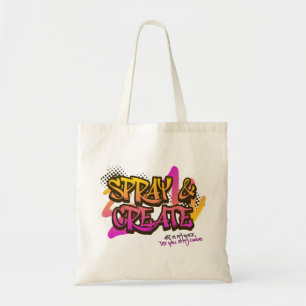 Tote Bag Graffiti de rue urbain Spray & Create