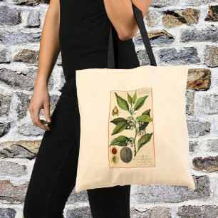 Tote Bag Graines de noix de muscade de plante vintage, herb