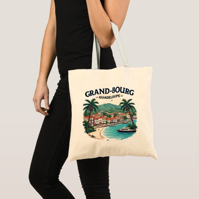 TOTE BAG GRAND-BOURG GUADELOUPE (Devant (produit))