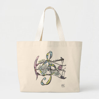 Tote Bag grand fourre-tout - citron vert