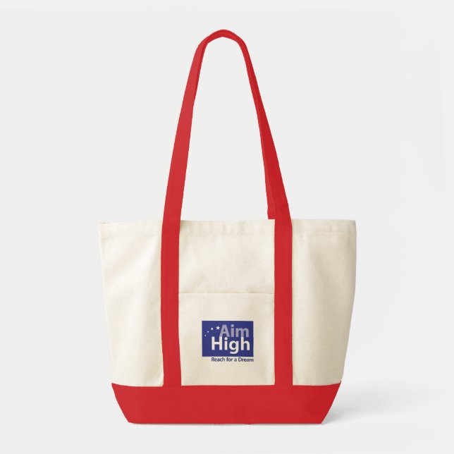 Tote Bag Grand Fourre-tout - orange (Devant)