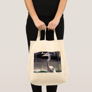 Tote Bag Grand héron bleu