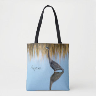 Tote Bag Grand héron bleu