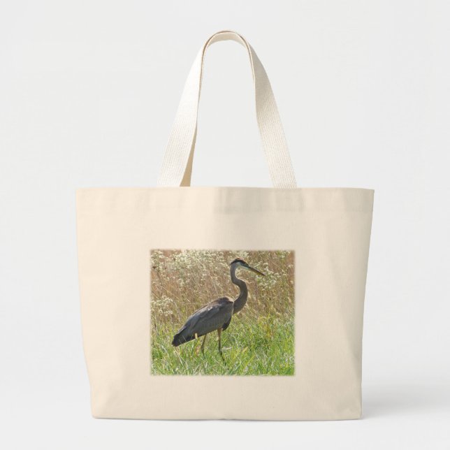 Tote Bag Grand héron bleu - Ardea herodias (Devant)