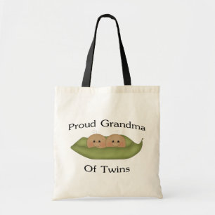 Tote Bag Grand-maman fière des jumeaux