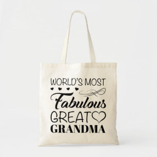 Tote Bag Grand-maman la plus fabuleuse du monde la grande